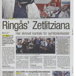 Klipp fra Rogalands avis