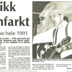 klipp fra Haugesunds avis