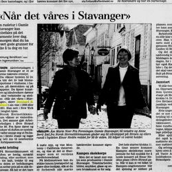 klipp fra Stavanger Aftenblad