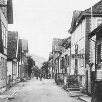 Ellingsens Hotel 1897 Fotograf: P. A. Flak Opphavsrett: Dalane Folkemuseum