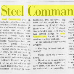 klipp fra Stavanger Aftenblad 27.12.1984