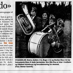 klipp fra Jærbladet