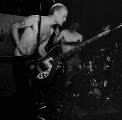 Jon Øvstedal og trommeslager Vidar Evensen foto Alfred Aase/Haugesunds Avis