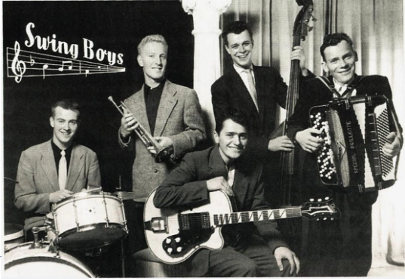 Swing Boys bildet hentet fra boka Cool, kløver & dixie : jazz i Norge 1950-1960