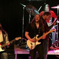 Münchausen ble nummer tre i mesterskapet i pop og rock 2007  i Sunnhordland.. Rune Nesse trommer, Daniel Maage gitar og vokal, Åsmund Nesse bass og Rolf Martin Haldorsen gitar. foto : Haugesunds avis