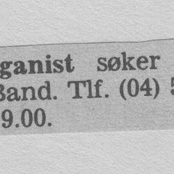 Magnor Kolnes satte denne annonsen inn i Stavanger Aftenblad i 1982, og ble dermed en "stormrider"
