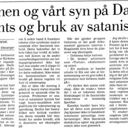 klipp fra Stavanger Aftenblad