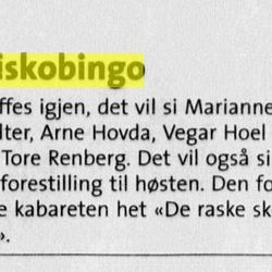 klipp fra Stavanger Aftenblad