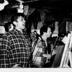 Helge Martin framnes band med Nils Økland foto: Haakon Larsen/Haugesunds Avis