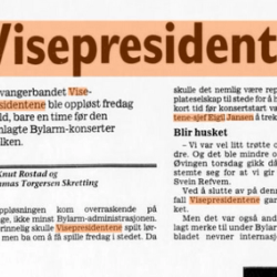 klipp fra Stavanger Aftenblad