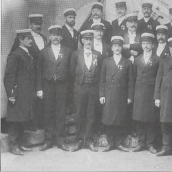 Katharinus Middlethon med Egersund Mandssangforening i 1910 foto hentet fra Okka by : Egersund 1880-1965-Harald Hamre