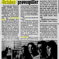 klipp fra Stavanger Aftenblad