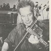 Trygve Hansen foto Lars Chr Sande. Hentet fra Spelemannsbladet : bladet for folkemusikk og bygdedans. 1965 Vol. 24 Nr. 6
