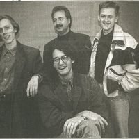 Electric Poets: Roald Brekke (sittende), Roy Bjørka (t.v.), Gisle Myklebust og Bjørn Tore Myrholt.foto Stavanger Aftenblad