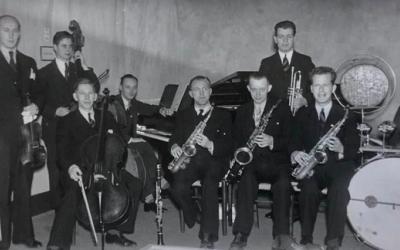 Ege-Larsens orkester fotograf Johan Lundbø/Stavanger Aftenblad