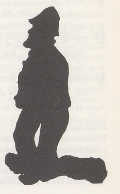 Blinde-Olav tegnet av Rikard Berge