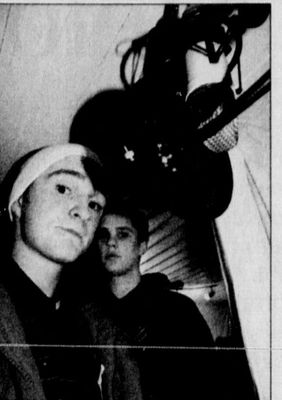 Rapperne Bagatell -til venstre-og Langbein foto Stavanger Aftenblad