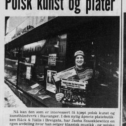 klipp fra Stavanger Aftenblad