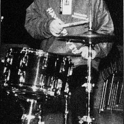 Trommeslager i Happy PLayer, Leif Haarr foto Dalane Tidene