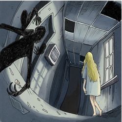 Schizophrenia cover illustrasjoner Francesca Da Sacco