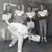 Erogene Toner ca 1991. Jan Samuel R. Gardner, Ivar Andreas Rossavik, Jann Svensen Aasebø, Rune Fredriksen og Kjetil Fjelde. Bildet tilhører Jan Samuel R. Gardner