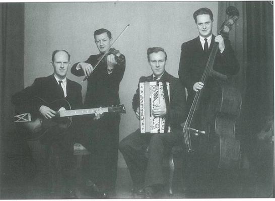 Egersundskvartteten Foto: J.W Eskildsen, tilhører Ivar skogen