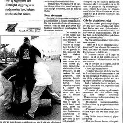 Klipp fra Stavanger aftenblad