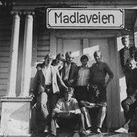 Madlaveien. Bildet er tatt i 1979/80