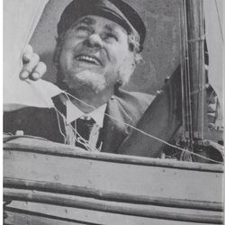 Thor Inge Kristiansen som Børe i Maktå på Straen foto Rogaland Teater