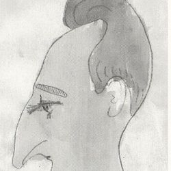 Tegning av Leiv Isaksen