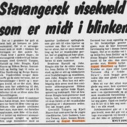 klipp fra Stavanger Aftenblad