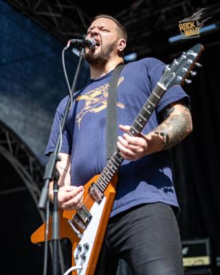 Jørn Kaarstad med Bokassa foto hentet fra Bokassas offisielle hjemmeside/Rock im wald