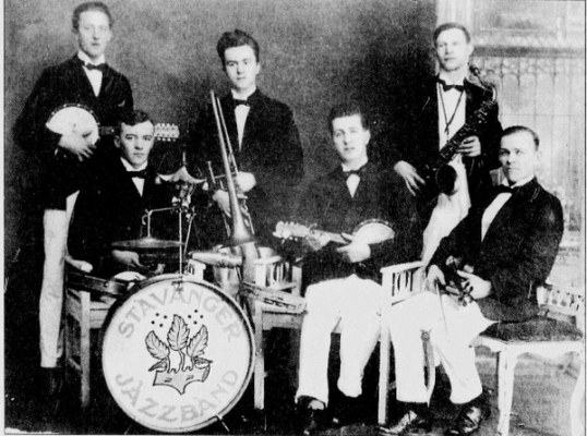 Stavanger Jazzband foto hentet fra Stavanger Aftenblad