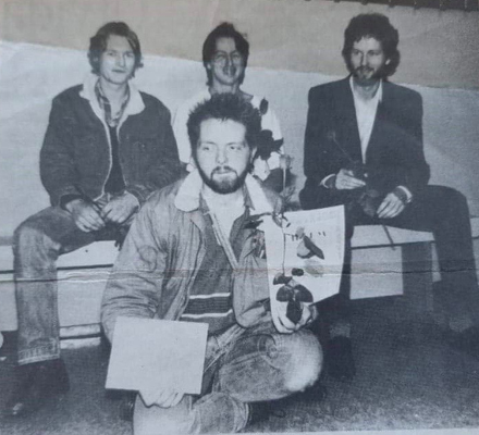 The Leaves foto:Jærbladet 15. sept 1985/Asgaut Steinnes