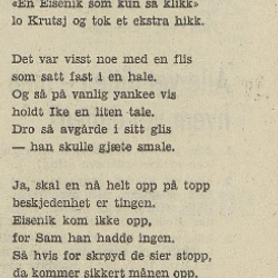 Rogalands Avis dikt av Alma Mæland