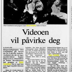 klipp fra Haugesunds Avis