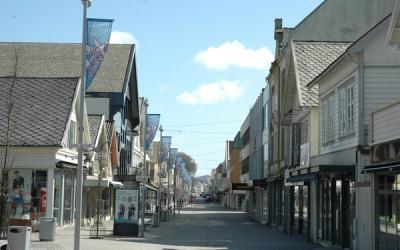 Haraldsgata mot sør, Haugesund Bildet hentet fra Wikipedia