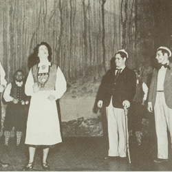 John Solheim i en oppsetning av "Til Sæters" ved Brooklyn Academy of Music sammen med Suzanne Taylor,Gunnar Martin Nygaard og Eivind Ramberg foto :Privat