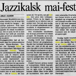 klipp fra Stavanger Aftenblad