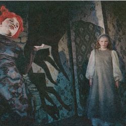 Ingrid og Hilde Mikaelsen som Askepott og Lille-mus Mei foto Stavanger Aftenblad/Fredrik Refvem