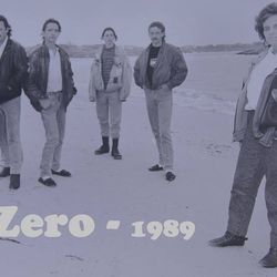 "Zero" med delvis ny besetning i 1989 Bildet  stammer fra Aage Bu