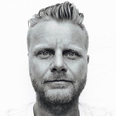 Ginge Anvik. Bildet hentet fra hans Twitter-profil