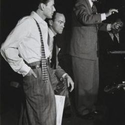 William P. Gottlieb - Frank Sinatra og Axel Stordahl