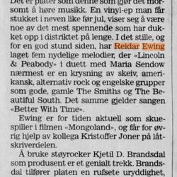 klipp fra Stavanger Aftenblad