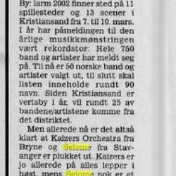 Klipp fra Rogalands Avis