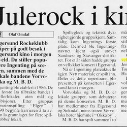 klipp fra Dalane tidene