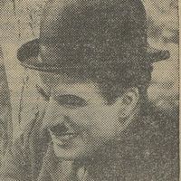 Carl Sømme som Chaplin i 1936 foto: 1ste Mai