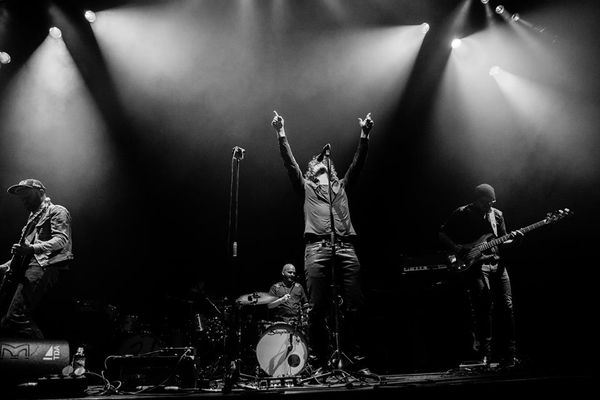 Ved Oslo Spektrum Arena.