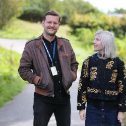 Odd Martin Skålnes og Aurora foto Grethe Nygaard