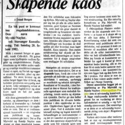 klipp fra Haugesunds Avis